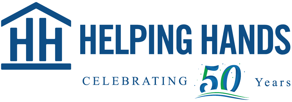 Helping Hands Logo - Celebrating 50 Years